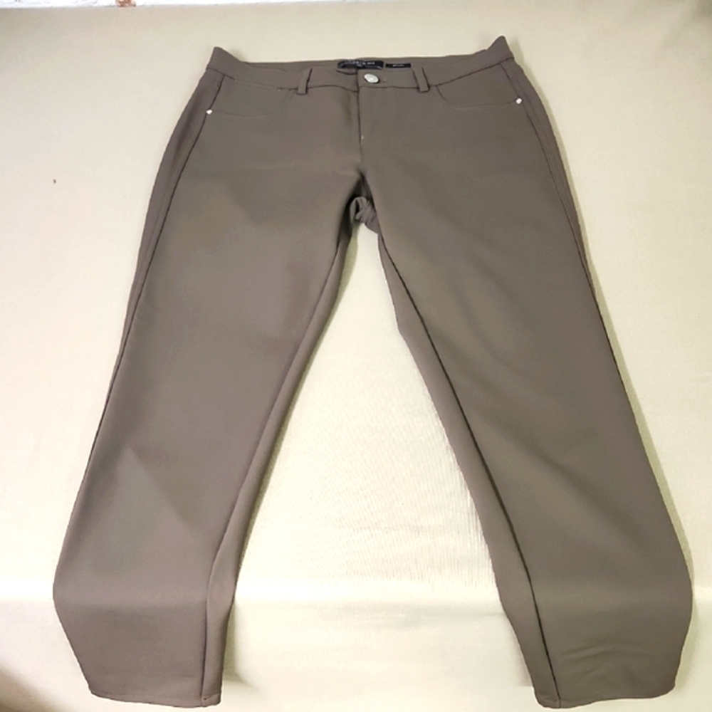 Lafayette 148 New York Grey/Taupe Chinos Size 4